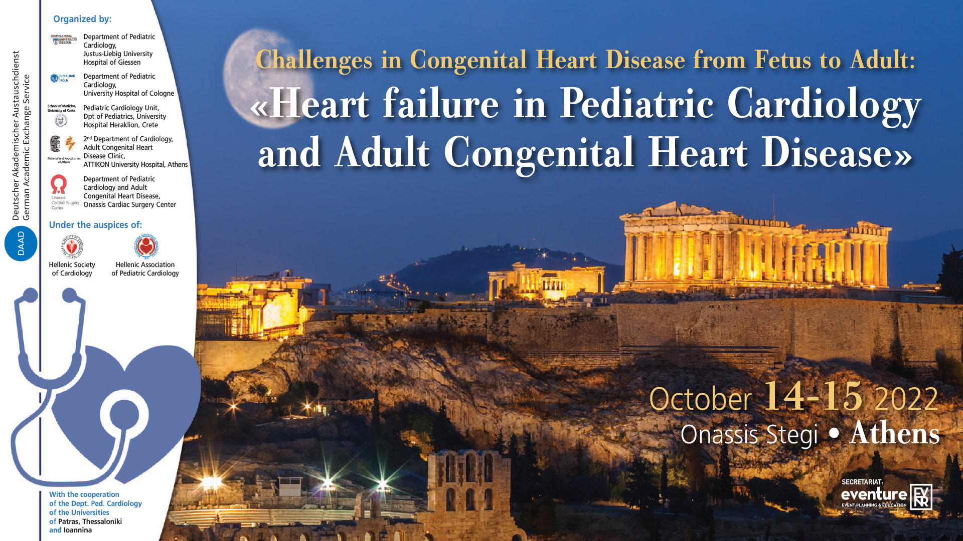 Challenges in Congenital Heart Disease from Fetus to Adult:  “Heart failure in Pediatric Cardiology and Adult Congenital Heart Disease” - ONASSIS STEGI